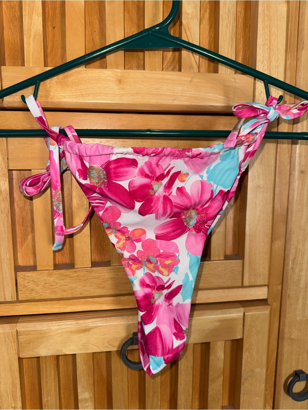 Kids Floral Tie-Side One Piece Swimsuit - Pink